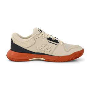 کفش تنیس مردانه دکتلون کویکما – Decathlon Comfort Clay – کرم/نارنجی